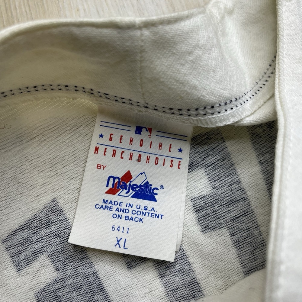 Seattle Mariners Vintage Majestic Jersey Button Up 24 Griffey White Mens Size XL - Picture 6 of 16